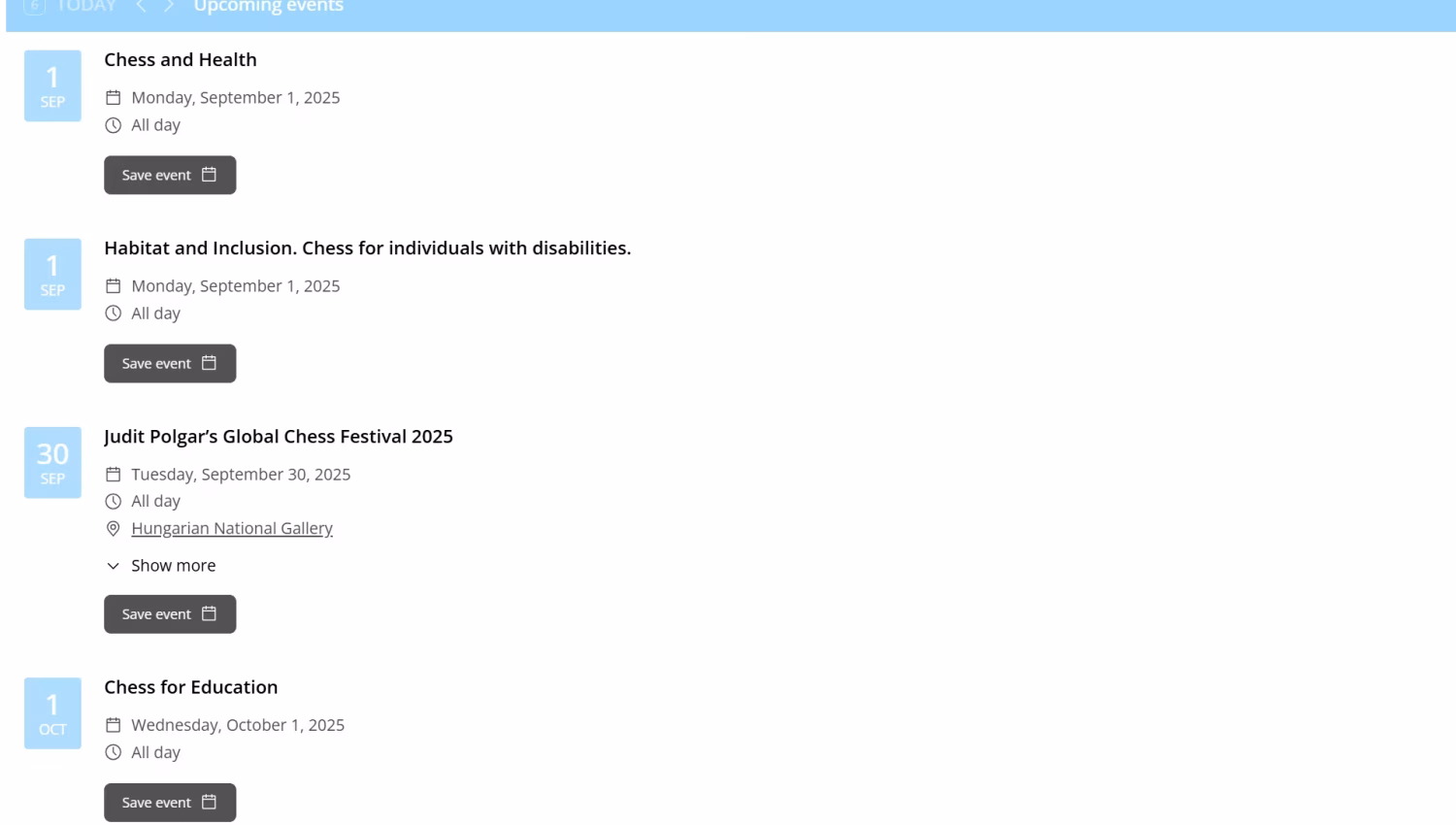 FideEventCalendar