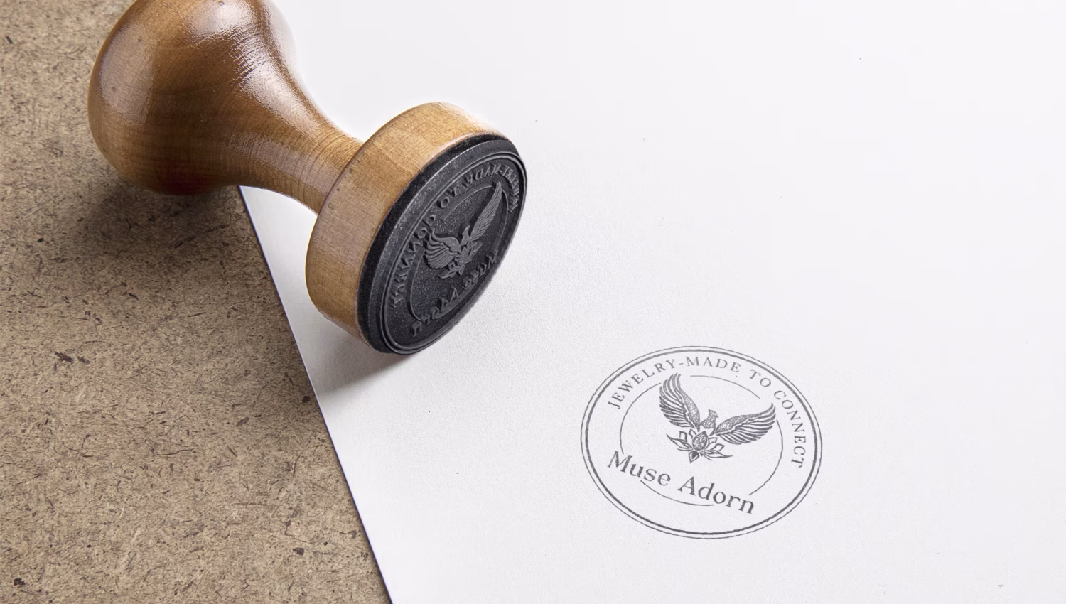 MuseAdorn stamp